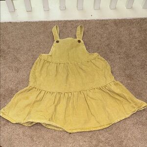 Yellow Dellow Pinafore Dress